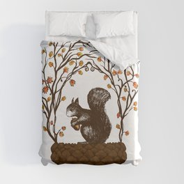 Once upon an Acorn Duvet Cover