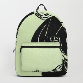 Deer Woman - Light Green Palette Backpack