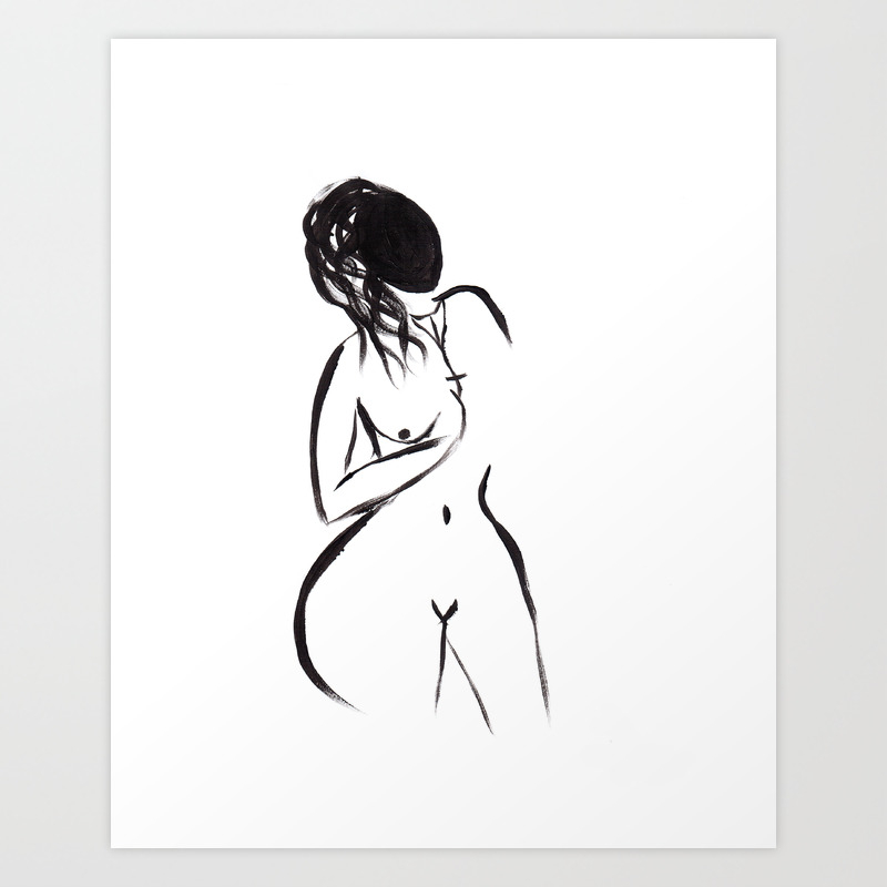 Abstract Black Woman Art Print By Neilina Society6