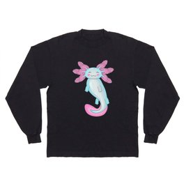 Cyan Axolotl Long Sleeve T-shirt