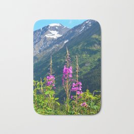 Fireweed ~ Mid-Summer Bath Mat | Fireweed, Nature, Alaska, Wild, Digital, Mother, Flowers, Mom, Flora, Flower 