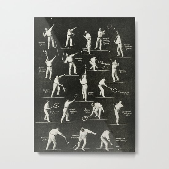gentlemen prefer tennis Metal Print