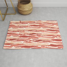 Bacon pattern Area & Throw Rug