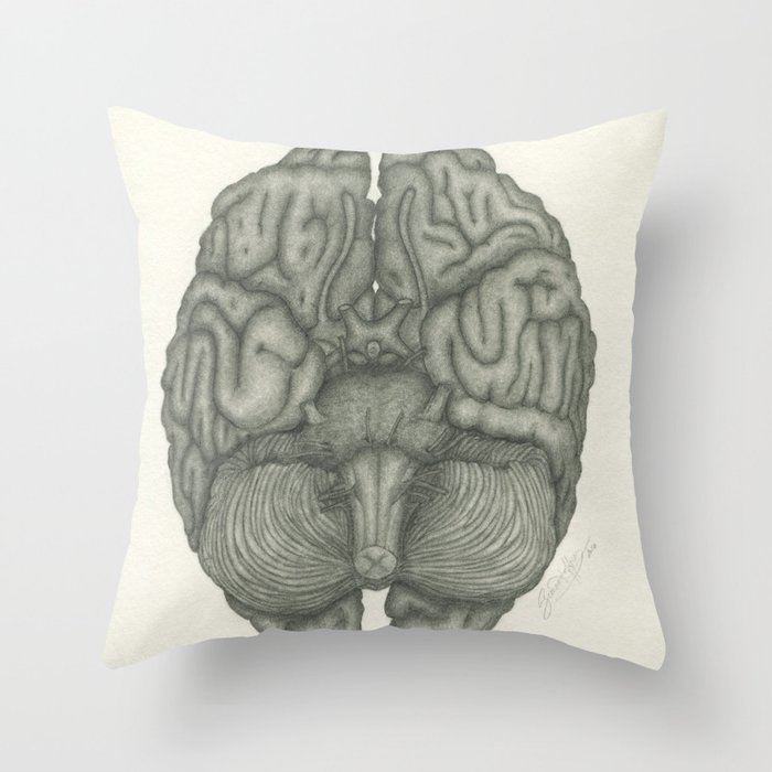 Anatomy: Brain Throw Pillow