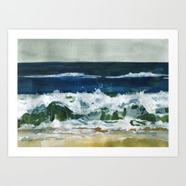 Waves 2 Art Print