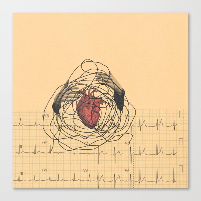 Heartbeat Canvas Print