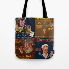 Chesterfield Cigarettes, 1914-1918 by Joseph Christian Leyendecker Tote Bag