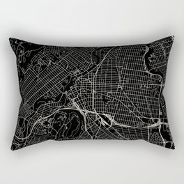 USA, Paterson City Map Rectangular Pillow
