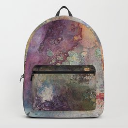 Painting Abstract Watercolor Backpack