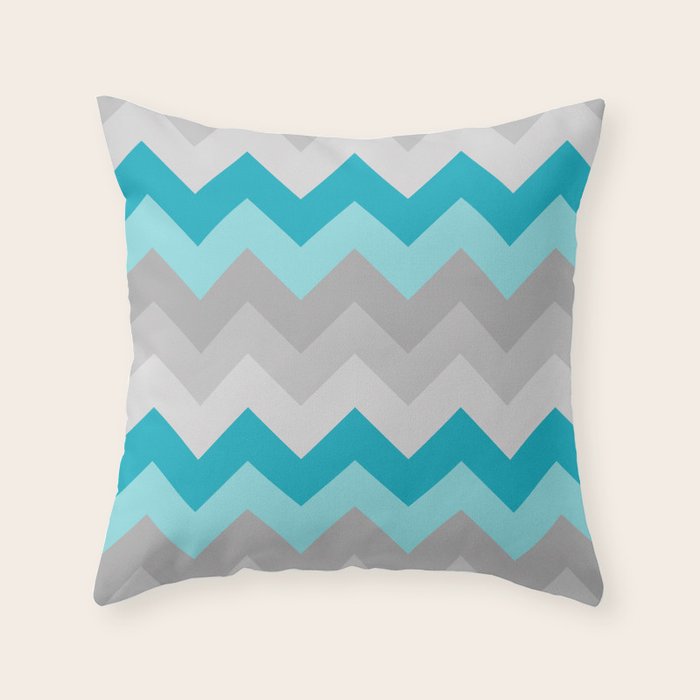 gray chevron pillows
