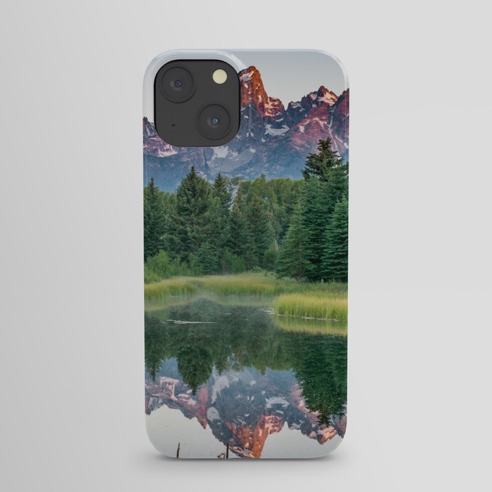 Grand Teton National Park Sunrise Reflection iPhone Case
