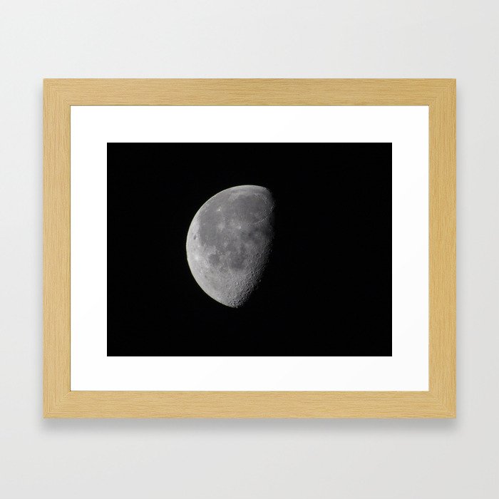 I Just Curse The Sun So I Can Howl At The Moon Framed Art Print