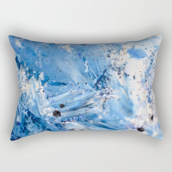 Ocean Strokes Rectangular Pillow