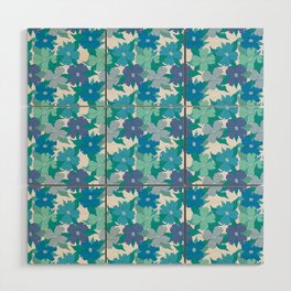 green and blue flowering dogwood symbolize rebirth and hope Wood Wall Art