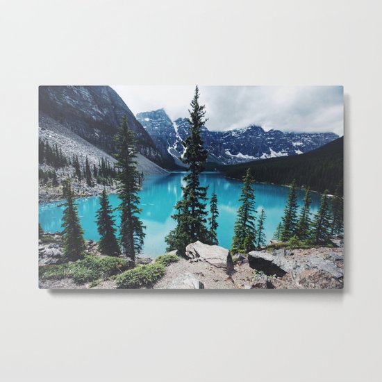 Lake Moraine Alberta Metal Print