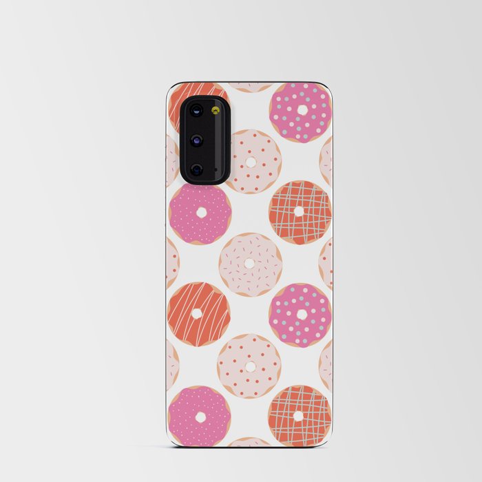 Donuts Pattern - Pink & Orange Android Card Case