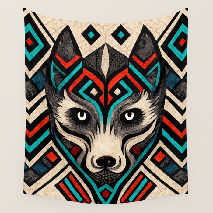 Wolf wall tapestry best sale