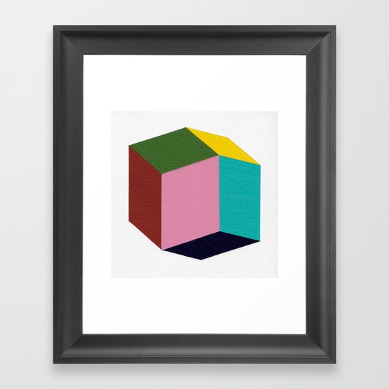 Rhombic Framed Art Print