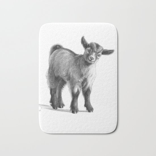 Goat baby G097 Bath Mat