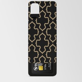 Black and Brown Ornamental Shape Pattern Pairs 2022 Popular Colour There's No Place Like Home 0318 Android Card Case