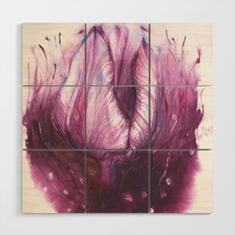 'Flower Thingy 4' Wood Wall Art