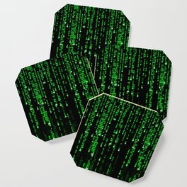 Matrix Binary Code Coaster