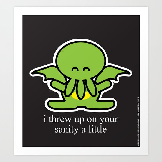 Happy Thulhu Art Print