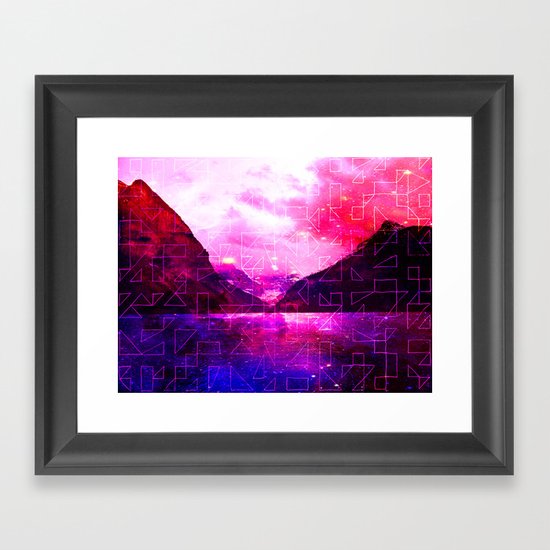 Spaced Louise Framed Art Print