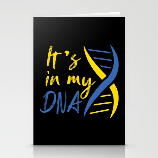 It's In My DNA Ukrainian Stationery Cards