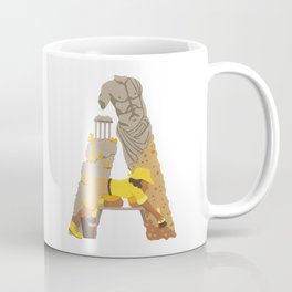 A as Archaeologist Coffee Mug