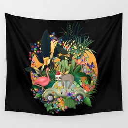 Merry Tropical Christmas! Wall Tapestry