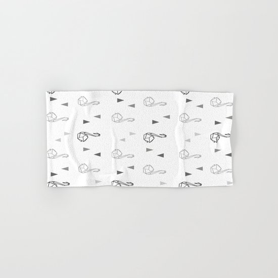 Swan Pattern Hand & Bath Towel