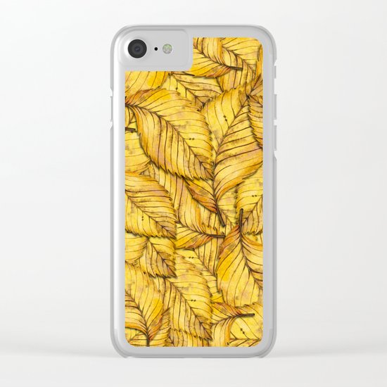 Autumn Leaves 02 Clear iPhone Case