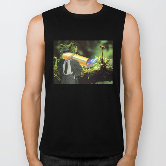 Never Stop Growing Biker Tank