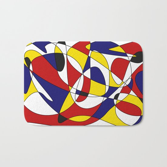 MONDRIAN AND GAUSS Bath Mat