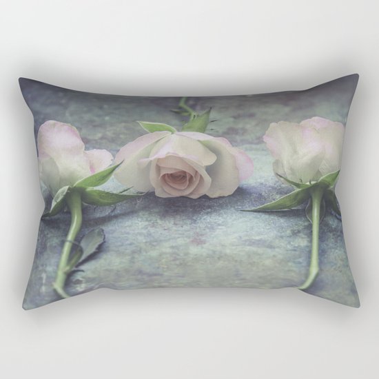 Three roses III Rectangular Pillow