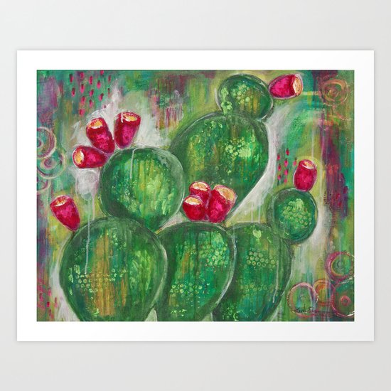 Prickly Pear Art Print