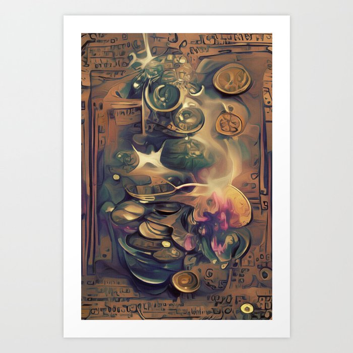 Abundance and Prosperity Spell V Art Print