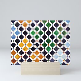Colorful Spanish Tiles | Mosaic Mini Art Print