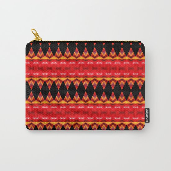 Black Diamonds on red Carry-All Pouch