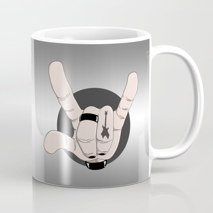 Metal Hand Coffee Mug