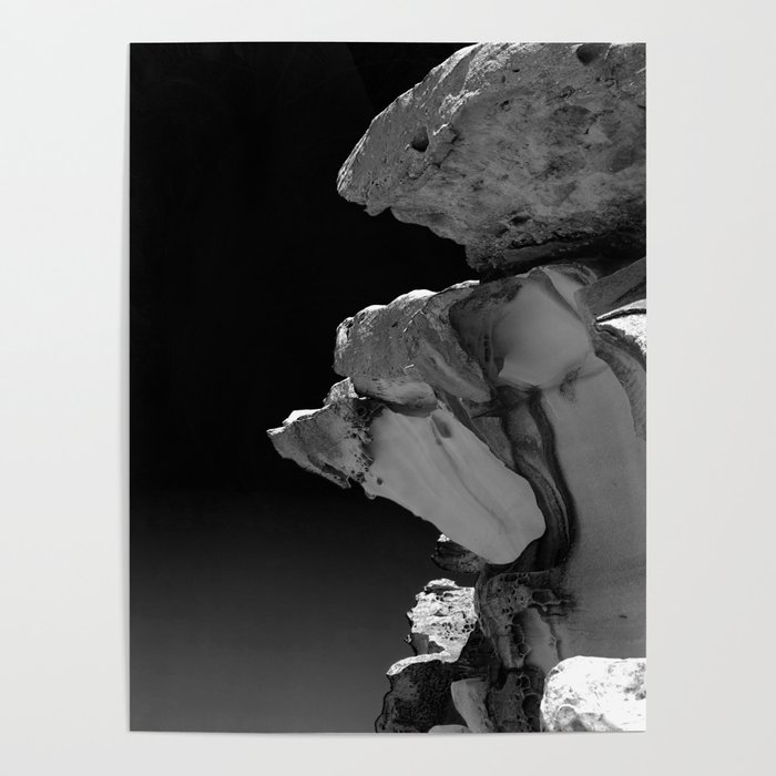 Bondi Beach Rock Formation Poster