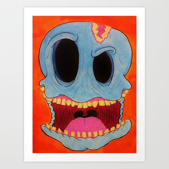 Cracked Art Print