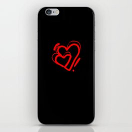 Heart 2 iPhone Skin