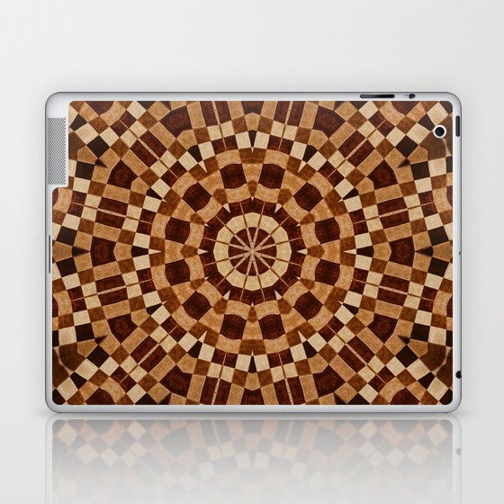 beige and brown textile Laptop & iPad Skin