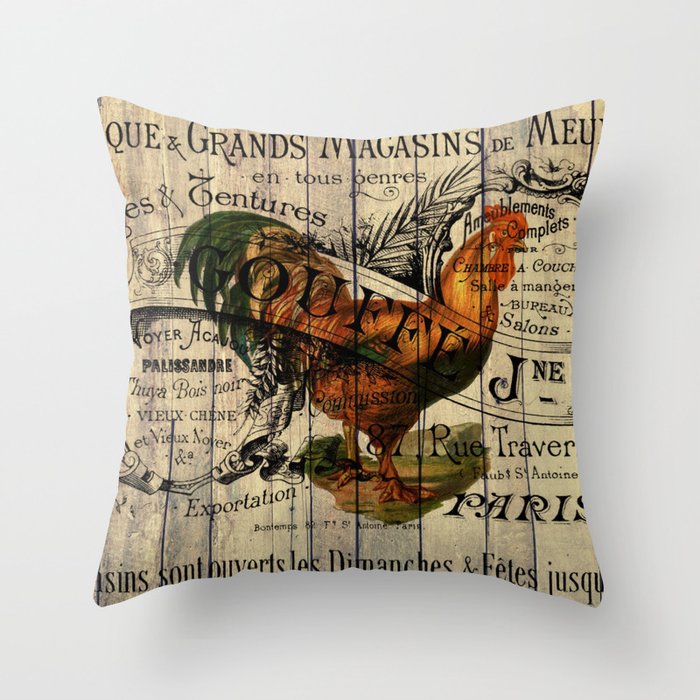 French country rooster pillows sale