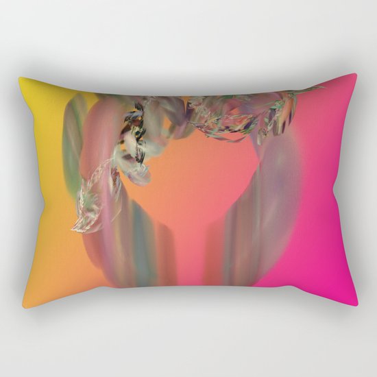 Floral Ring Rectangular Pillow