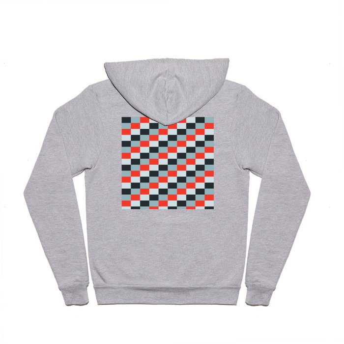 Stainless steel knife - Pixel patten in light gray , light blue and red Hoody