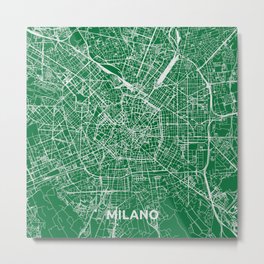 Milan, Italy street map Metal Print | Openstreetmap, Osm, Milano, Maps, Lombardia, Gis, Milanstreets, Qgis, Streetmap, Graphicdesign 