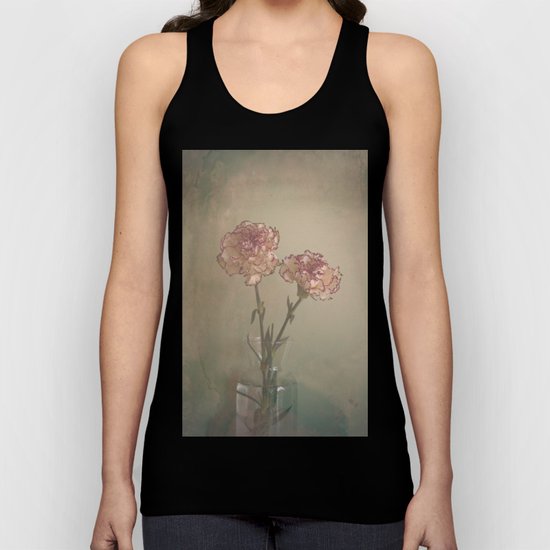 Abstract Vintage Flower 02 Unisex Tank Top